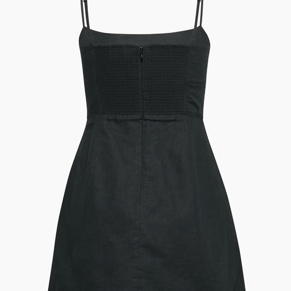 Aritzia Linen Dress – Black (XXS) - Picture 11 of 12